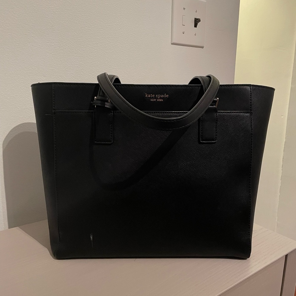 Kate Spade Black Tote with laptop compartment